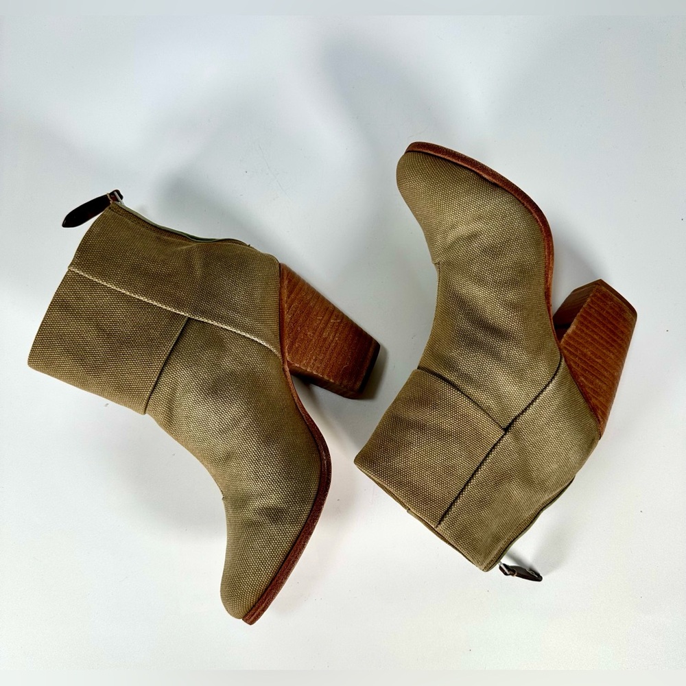 Rag & Bone Newbury Olive Ankle Boots Size: 37.5 US 7.5 - Picture 8 of 13
